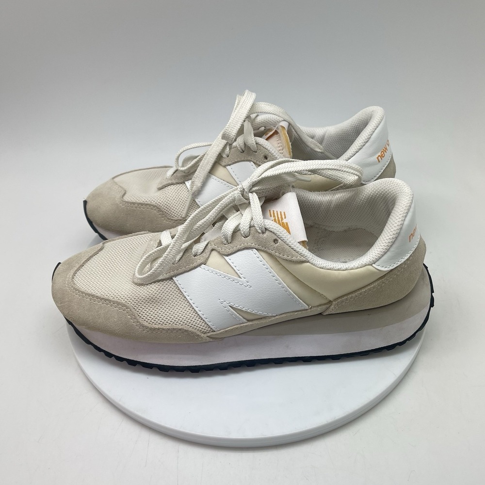 New Balance Sneakers Womens 9 B 237 WS237FC Beige Athletic Casual Running Shoes - Picture 3 of 10